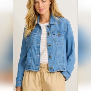 Tommy Bahama Chambray Linen Blend Jacket